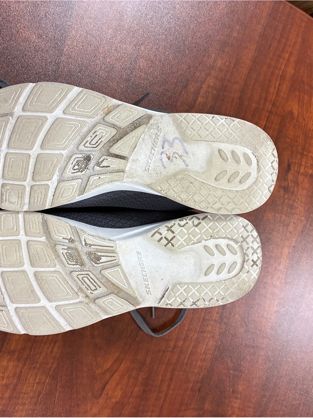 Skechers Gray Athletic Sneakers with Pink Interior - Picture 6 of 6